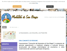 Tablet Screenshot of monasterosanbiagio.com